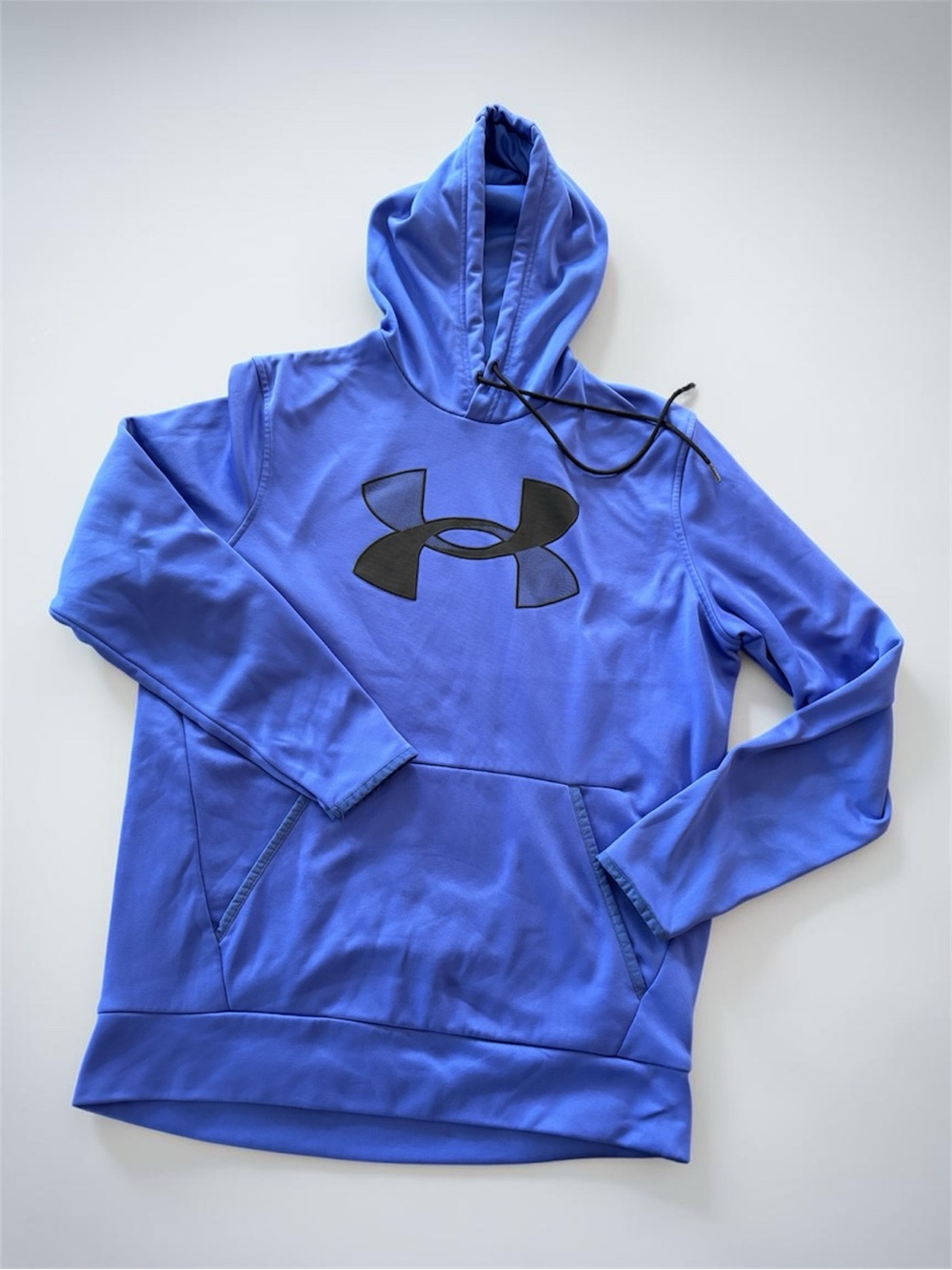 Under Armour Royal Blue Hoodie with Black Logo